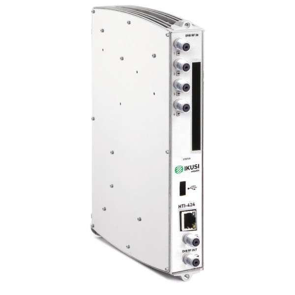 HTI-424 -  Transmodulador DVB-T/T2/S/S2/C a DVB-T/C, IPTV.