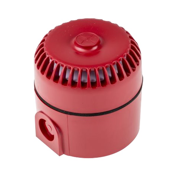 Sirena cableada para interior y exterior de incendios Roshni LP, ROLP-FIRE