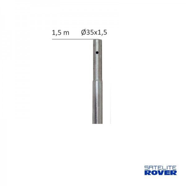 Mástil galvanizado 1500x35x1,5mm, 61045