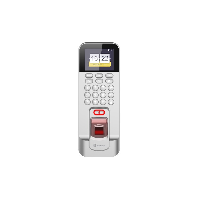 Safire SF-AC3011KEMDS-IP - Control de Acceso y Presencia Huella, Tarjeta EM y PIN