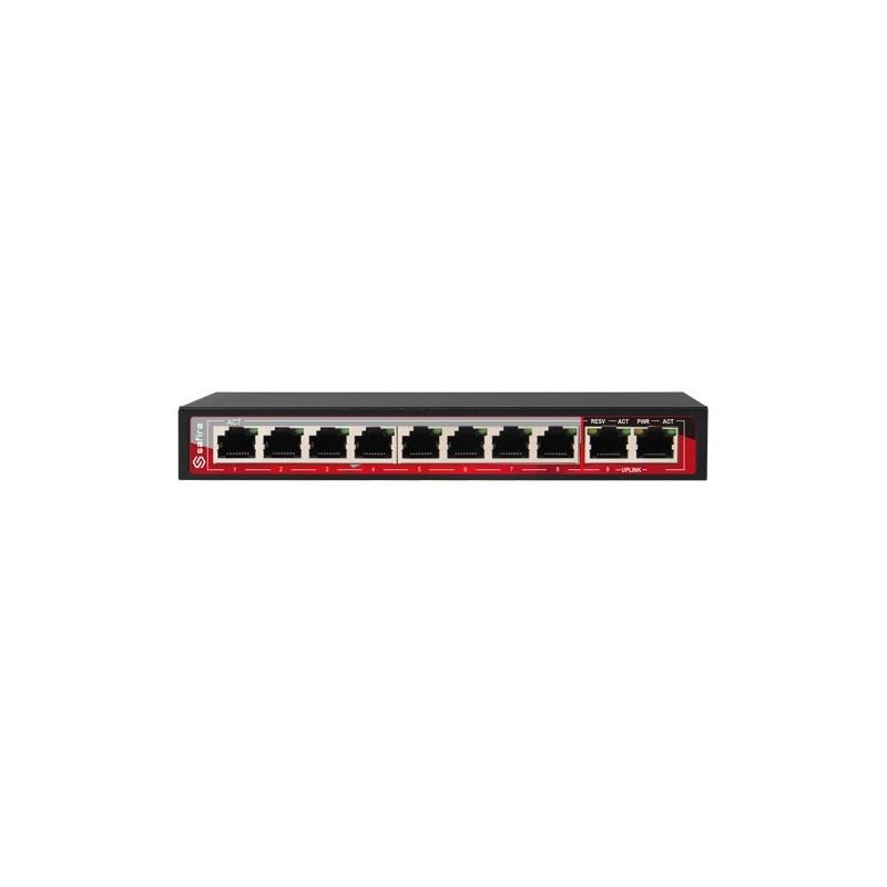 SF-SW1008POE-96 - Switch PoE 8 Puertos + 2 Uplink RJ45