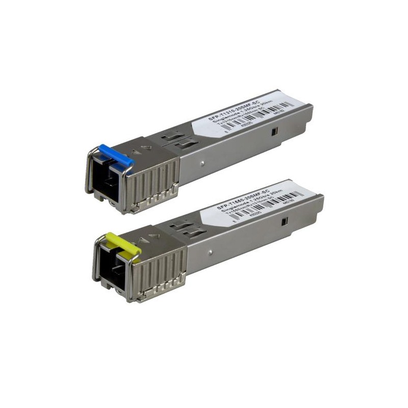 SFP-TR1513-20SMF-SC, Pareja de módulos transceptores SFP