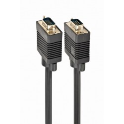 CC-PPVGA-6B - Cable negro para monitor VGA HD15 macho a HD15 macho, 1,8m