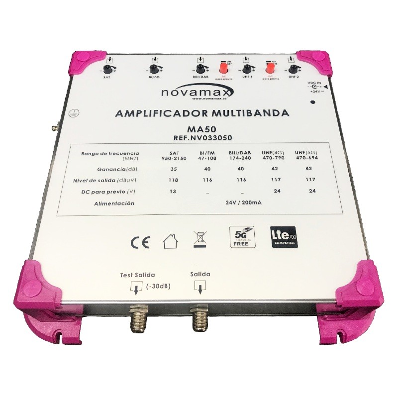 NV033050 - Central Amplificadora Multibanda MA-50