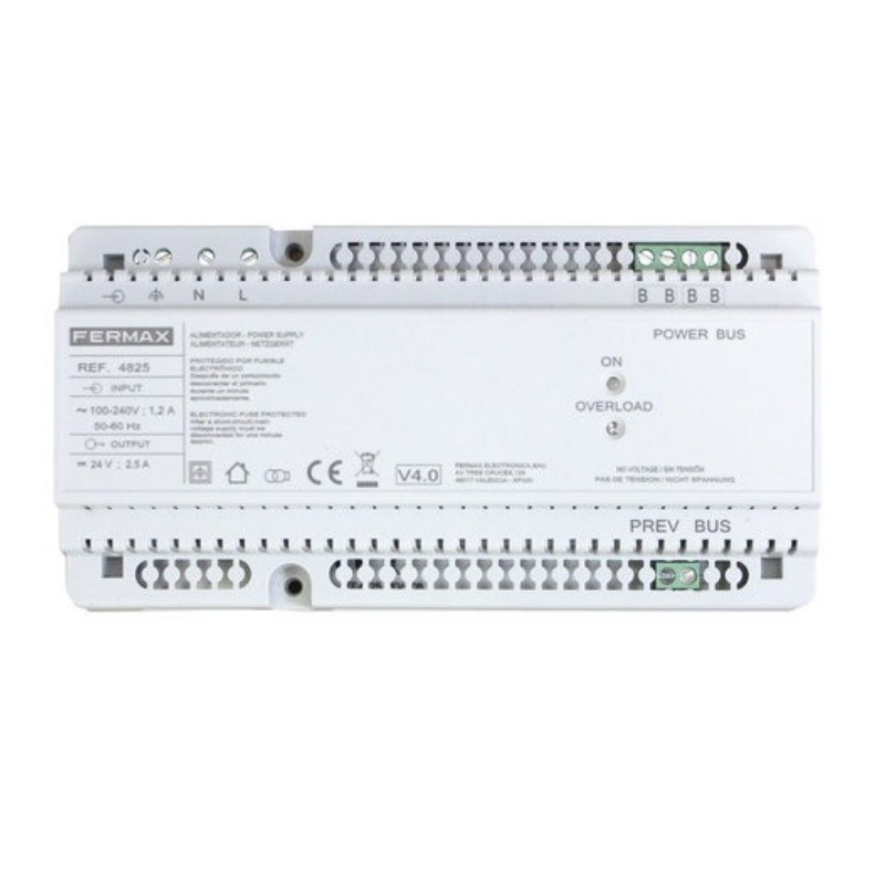 Fermax 4825 - Alimentador + Filtro Din10 24vdc-2.5A
