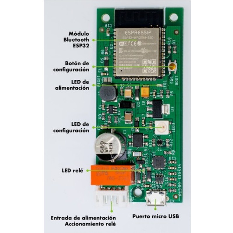 Fermax 2637 - Receptor Bluetooth Autónomo Nearkey para porteros y videoporteros