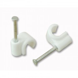 AIT6 - Grapa con clavo para cable coaxial