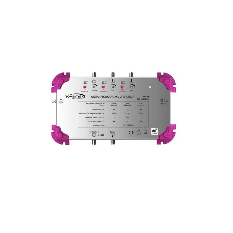 Novamax NV033026 - MA26 Central Multibanda