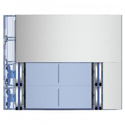 Tegui 352141 - Frontal 4 pulsadores/2columnas