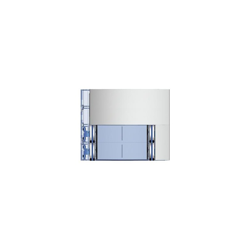 Tegui 352141 - Frontal 4 pulsadores/2columnas