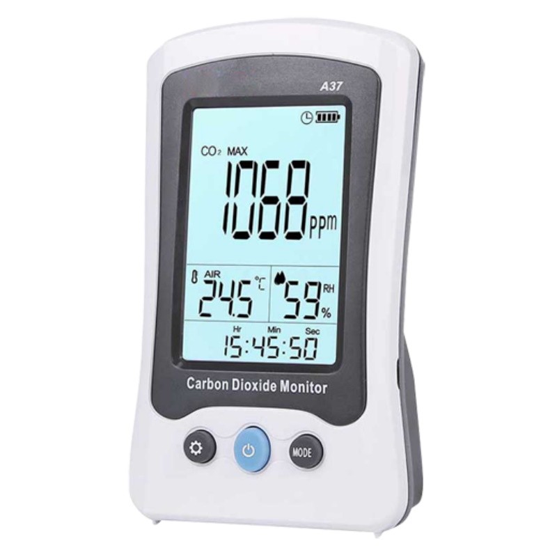 MT-CO2-A37 - Medidor de CO2, temperatura y humedad.