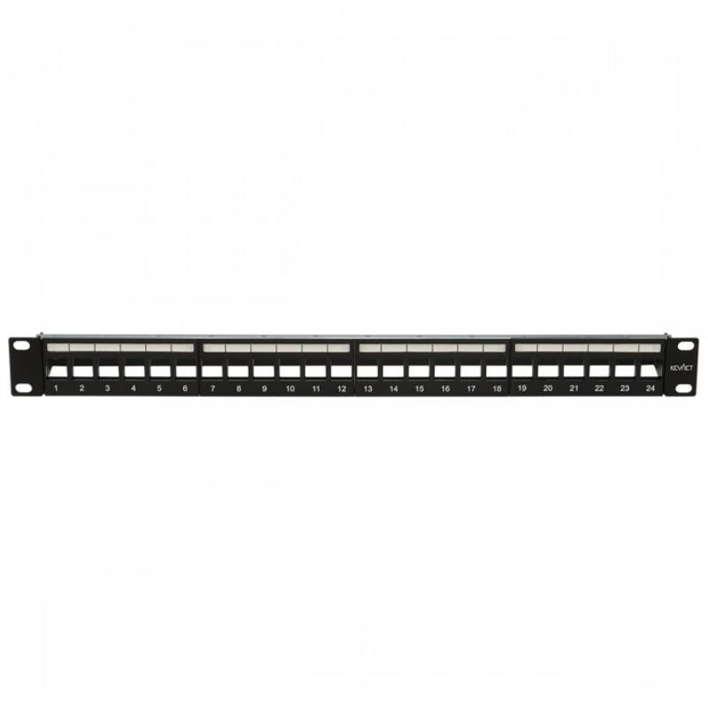 Keynet TP-6VF - Panel de parcheo FTP vacío 24 keystones.