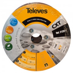 Televés 212811 - Cable coaxial CU/Al 250m