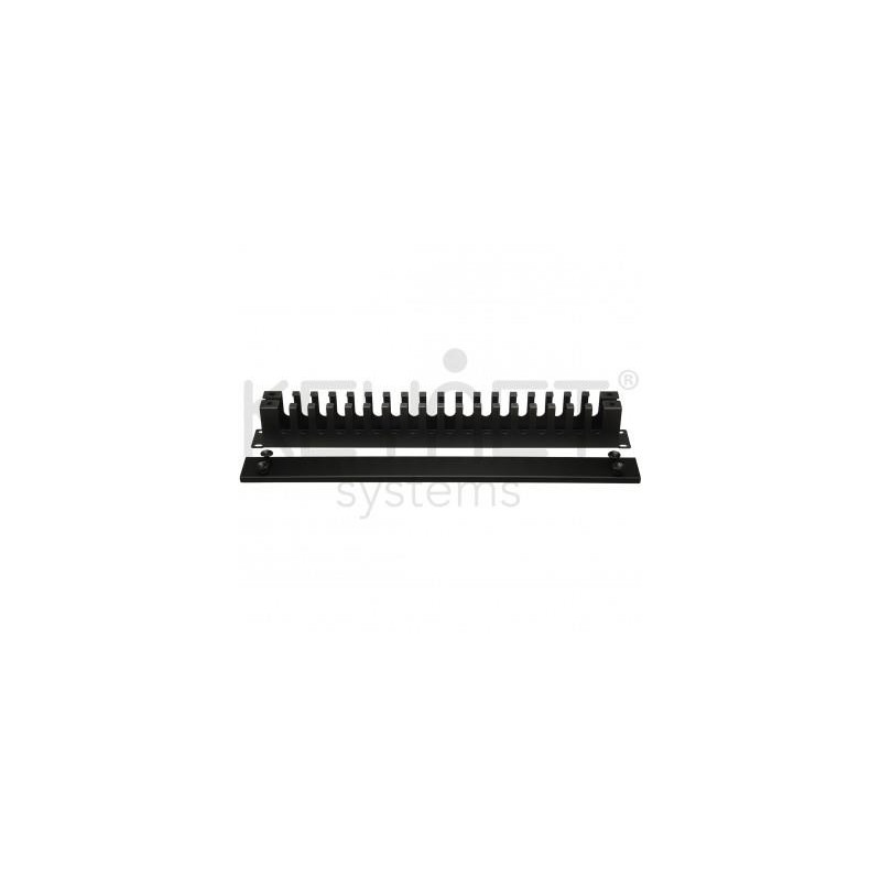 Keynet FRO-1UTS - Organizador de cables metálicos para racks 19’’