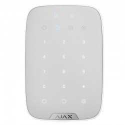 Ajax AJ-KEYPADPLUS-W - Teclado independiente con lector RFID de tarjetas/tags para Central de Alarma AJAX.