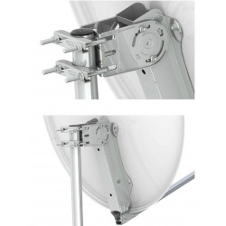 EK OD60R-6 - Antena parabólica de satélite 60cm tipo offset con cabezal sólido
