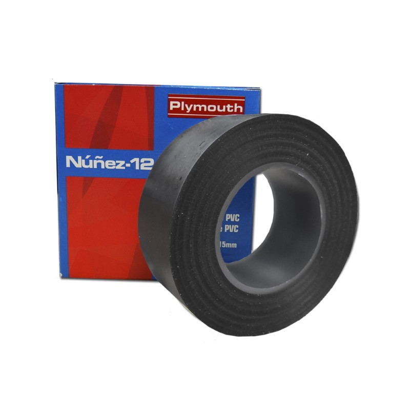 Nuñez 12 - Cinta aislante adhesiva negra 33 m x 19 mm