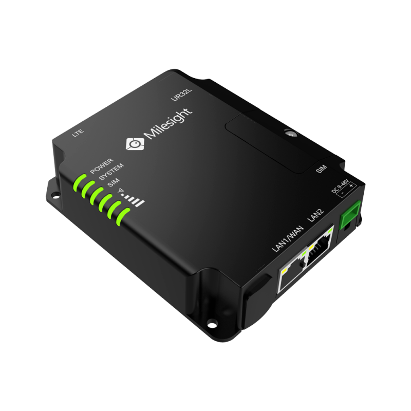 Milesight MS-UR32-L04EU-P-W - Router Industrial 4G con WiFi y PoE.