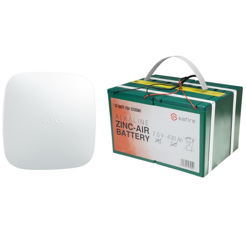 AJAX AJ-BATTERYKIT-12M - Kit de alarma Hub 2 de 6V y batería larga duración