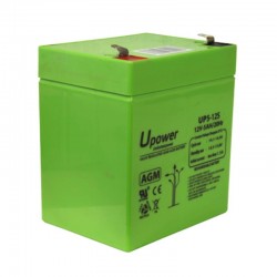 Upower BATT-1250-U - Batería plomo ácido AGM para para respaldo o uso directo.