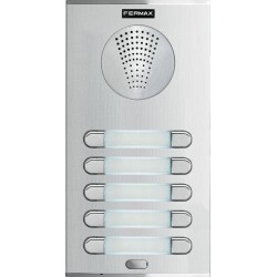 Fermax 70121 - Placa de audio Cityline S5 AP205 4+N 10 pulsadores / 2 columnas