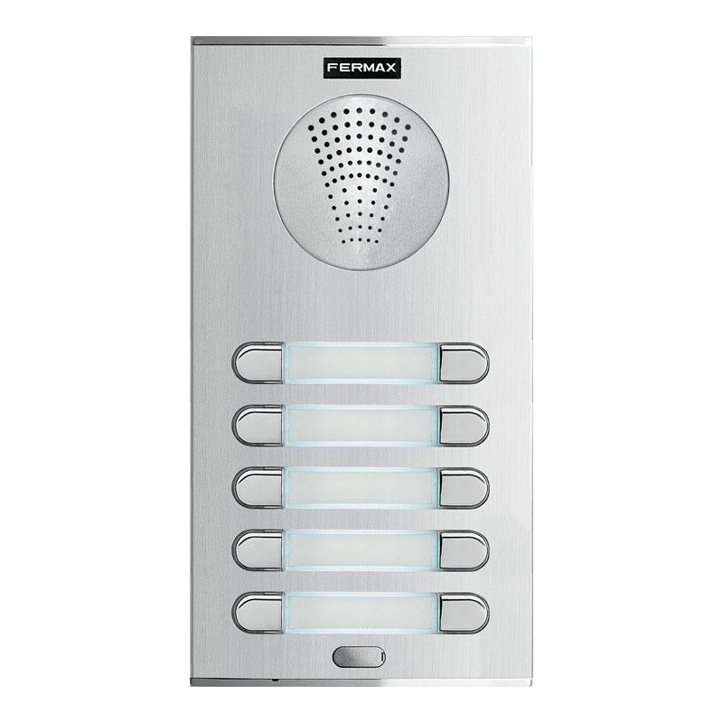 Fermax 70121 - Placa de audio Cityline S5 AP205 4+N 10 pulsadores / 2 columnas