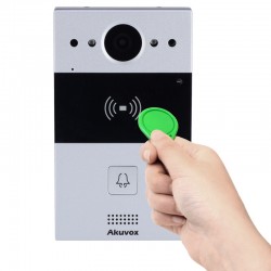 Akuvox AK-R20A - Videoportero IP Antivandálico en superficie 2Mpx para 1 apartamento.