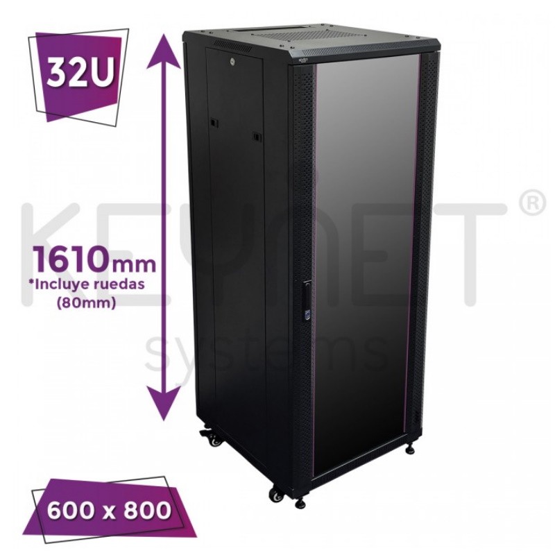 Keynet FR4-CS3268 - Armario Racks de 19'' y 32 U