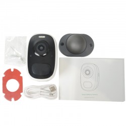 VicoHome CG122 - Cámara de seguridad IP 4 megapíxeles WiFi a batería.