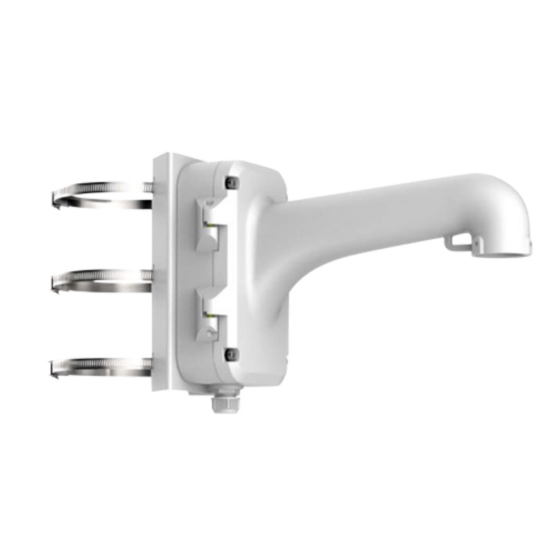 DS-1604ZJ-POLE - Soporte de poste con caja de conexiones para domos motorizadas.