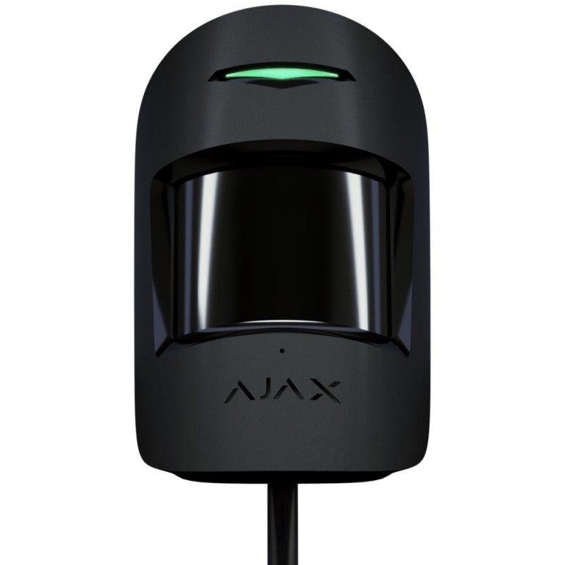 AJAX FIBRA-COMBIPROTECT-B - Detector cableado combinado de movimiento y rotura de cristal