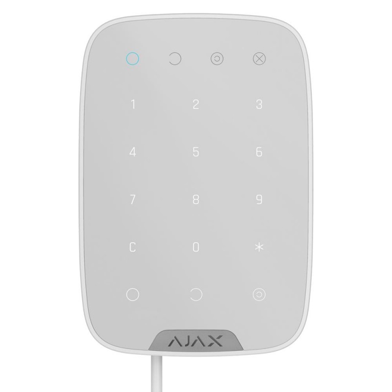 AJAX FIBRA-KEYPAD-W - Teclado táctil independiente AJAX  con cable