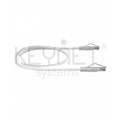 Keynet TL-6AUTJ-05 - Latiguillo de datos Cat6A U/UTP 26AWG LSZH Cobre Puro Blanco 5mts