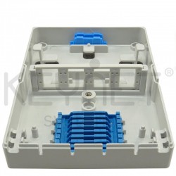 Keynet FTB-4008 - Caja distribución fibra óptica 8 puertos uso interior.