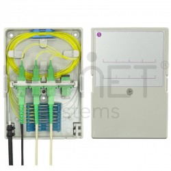 Keynet FTB-4008 - Caja distribución fibra óptica 2/8p