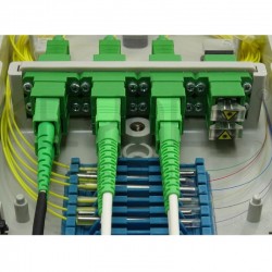 Keynet FTB-4008 - Caja distribución fibra óptica 8 puertos