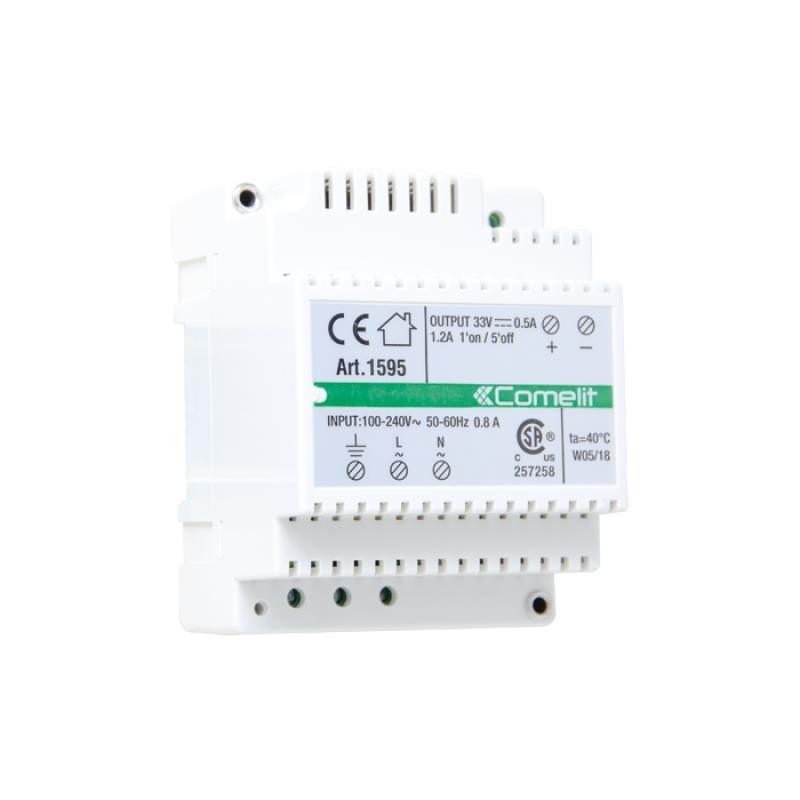 Comelit  1595 - Alimentador de 33VCC para Placas de Calle
