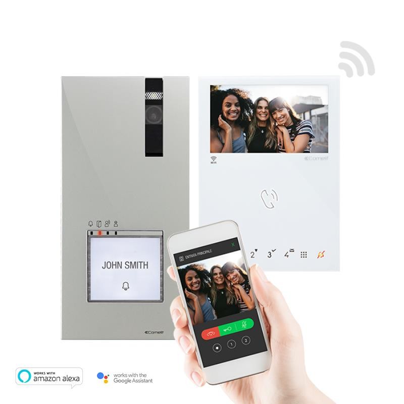 Comelit 8451V - Kit de Videoportero QUADRA y MINI HF WI-FI SIMPLEBUS 2