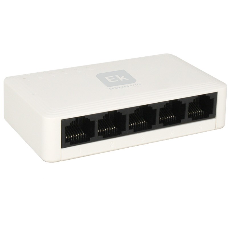 EK SW5-BP - Switch Ethernet 5 puertos 10 /100/1000 carcasa plástica