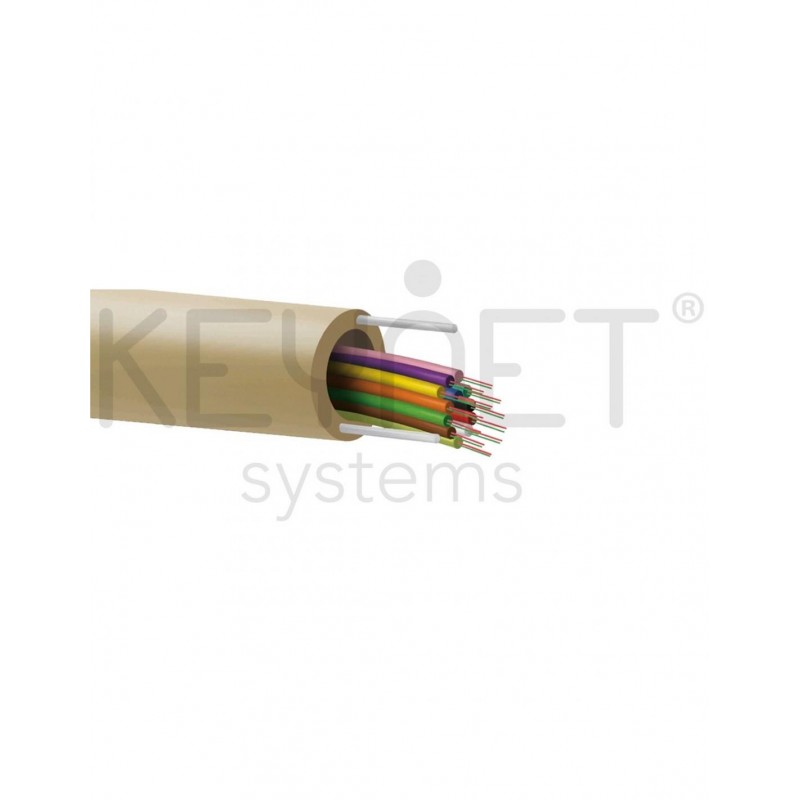 Keynet F11-G24TA-12T2-D1L2M -  Cable 24fo SM G657A2 Flex Marfil