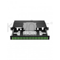Keynet TP-B301S-24SA - Bandeja de Fibra Óptica 19" 1U Telescópica