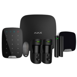 AJAX AJ-HUB2KIT4G-DP-PRO-B - Kit de Alarma Ethernet Dual SIM 4G