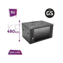 Rack 9U Montado en Pared: Solución Compacta y Resistente para tus Equipos