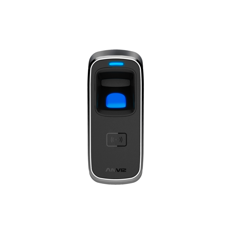 Anviz - Lector biométrico autónomo de accesos por huella y/o tarjeta MF