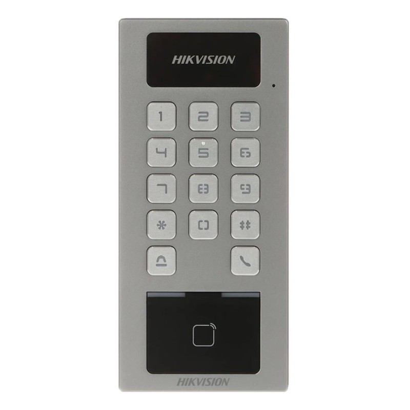 Hikvision DS-K1T502DBWX - Control de Acceso por Tarjeta MF DESFire y PIN