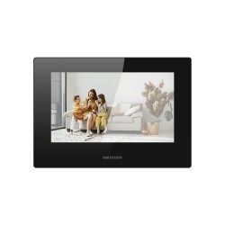 Hikvision DS-KH6320-LE1(B) - Monitor para videoportero con pantalla táctil TFT 7"