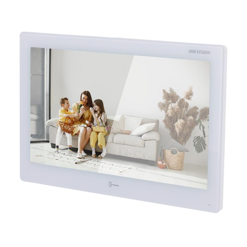 Hikvision DS-KH9510-WTE1(B) - Monitor para videoportero con pantalla táctil TFT de 10"