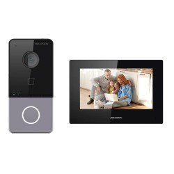 Hikvision DS-KIS605-P(C) - Kit de videoportero con tecnología IP y WiFi