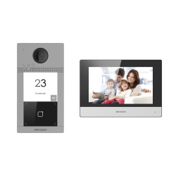 Hikvision DS-KIS604-P(C) - Kit de videoportero con tecnología IP y WiFI