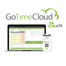 ZKTeco ZK-GOTIMECLOUD-75 - Licencia control de presencia y acceso para 75 usuarios